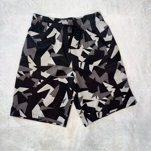 Jumping Beans Black and White Geometric Boy’s Athletic Shorts